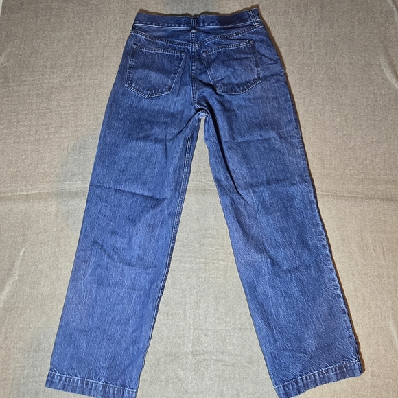 Abercrombie & Fitch High Rise Loose Jeans Wide Leg Denim Women's Size 6/28 - Picture 14 of 16